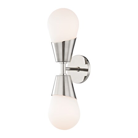 Mitzi 2 Light Wall Sconce H101102-PN